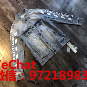 Supply OFF WHITE Tide Brand Denim Jacket, Sweater, Sports Pants Original Single Source thumbnail-1
