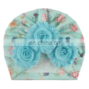 Babys Kids Bows Print Hat thumbnail-5