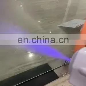 1200W 110v-220v Handheld Atomization Disinfection Fog Machine Stage Smoke Machine Blue Light Nano Steam Gun Hair Spray Machine thumbnail-1
