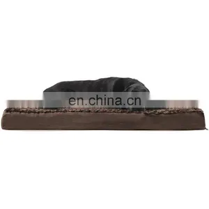 Luxury Orthopedic Dog Bed Large Rectangular Step-On Foam Mattress Ped Bed With Removable Cover thumbnail-1