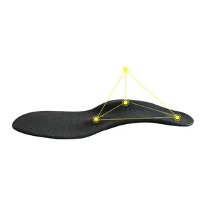 EVA Orthotic Insole Foot Arch Support Orthopedic Correct Flat Feet PU Leather Insert Sole for Shoes thumbnail-3