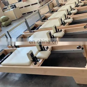 White Maple Wood Elina Pilates Reformer Equipment Price Home Reformer Bed Pilates Machine SRP01 thumbnail-5