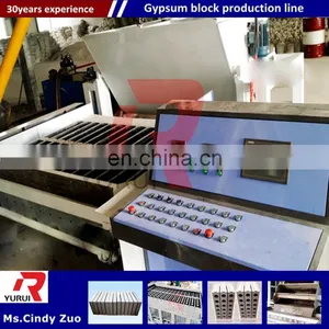 Factory Price Clc Automatic Gypsum Block Making Machine/gypsum Plaster Block Machinery Production Line thumbnail-6