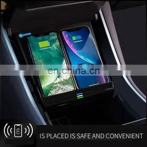 2020 Hot Sales qi Special Car Wireless Fast Charger for Tesla(Model 3),Wireless Car Charger Mount thumbnail-3