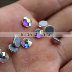 Top Quality Crystal AB Flatback Hot Fix Stones for Beauty Wedding Dress thumbnail-4
