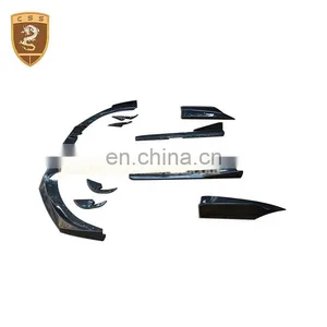 Carbon Fiber Body Kit Facelift Front Diffuser For Au di RS6 RS7 thumbnail-2