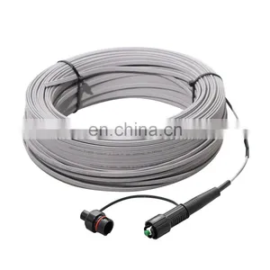 1 Core FTTH Fiber Optic Drop Cable Mini sc Waterproof Connector Outdoor Patch Cord thumbnail-1