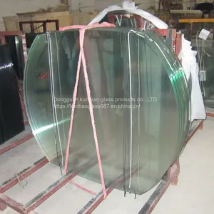 Furniture Glass Mesa 8 mm Transparent Toughened Glass Edge Grinding Glass Factory thumbnail-1