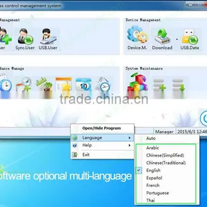 NEW Arrival Cheap Price Free Software Fingerprint Time Attendance HSY-F81 thumbnail-4