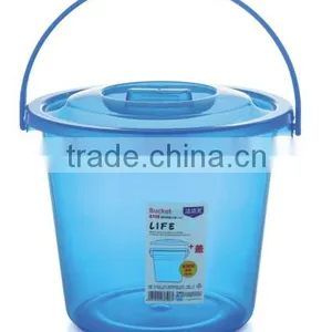 Round Plastic Large Bucket With Lid and Handle thumbnail-5