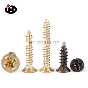 Hot Sale Galvanized 12.9 Gold Cross Countersunk Head Screws thumbnail-1