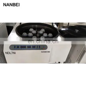 6 x 2400ml 12 Bucket Large Capacity Low Speed Refrigerated Centrifuge for Blood Bank thumbnail-2