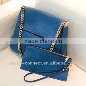Metal Chain Cowboy Style Shoulder Bag for Ladies thumbnail-1