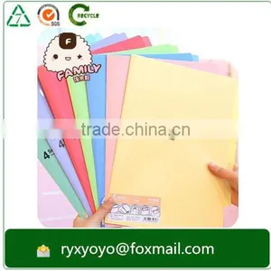 L Shape pp Plastic Hardcover a4 Size 3 Pockets File Folder Supplier's Choice thumbnail-2