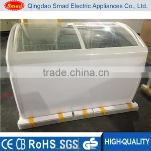 138L White Glass Small Refrigerator Freeze Ice Cream thumbnail-1