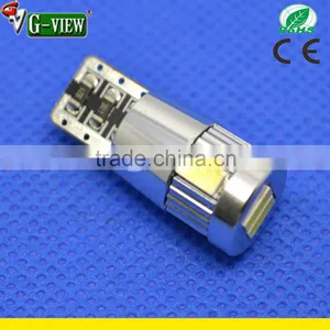 High Light T10 168 6 SMD 5630 LED Bulb Error Free Car Canbus Light 210LM HGCA Led Car Light thumbnail-3