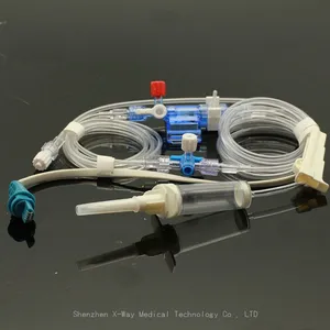 Pressure Single Double Channel Intracranial Transducer Infusion Set for Connector USB Edward BD Philips Medex Argon ELS Baxter Utah Abbott PVB thumbnail-1
