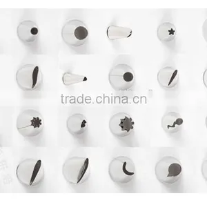 2016 New Design Stainless Steel Pastry Icing Nozzles Decorating Cakes Cake Tips Quality Choice thumbnail-3