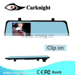 Rearview Mirror Universal Clip on Car DVR With 2-way Video Put +1080P thumbnail-3