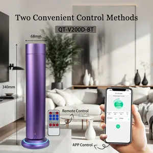 Best Reviewed Multi Function Air Purifier LED Wireless Charging Scent Pet Friendly Waterless Essential Oil Aroma Diffuser thumbnail-5