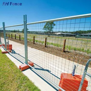 Australia Standard Building Removable Event Temporary Fencing Panel Construction Site Used Mobile Temporary Fence Panels thumbnail-1
