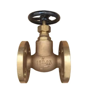 JIS High Quality Bronze Globe Valve Angel Globe Valve Flanged End Marine Bronze Globe thumbnail-4