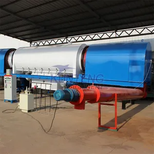 Continuous Olive Residue Carbonization Machine Olive Shell Charcoal Powder Production Line thumbnail-5