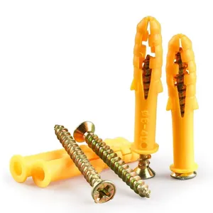 Plastic Expansion Anchors for Home Decoration and Brick Wall Easy Installation With Screws PE Material Full Sizes Available thumbnail-1