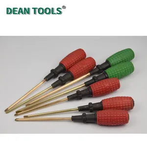 Non Sparking Slotted ScrewdriverCopper Alloy ScrewdriverIndustrial Maintenance ToolsExplosion Proof Screwdriver thumbnail-1