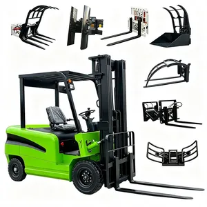 Electric Forklift 1 Ton 1.5 Ton 2 Ton 3 Ton CE MSDS Lithium Battery Four Wheel Drive Forklift Diesel Rough Terrain thumbnail-1