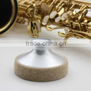 Professional Alto Saxophone Mute Sax Sound Metal Dampener Narrows the Tone High Grade thumbnail-3