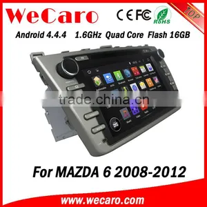 Wecaro Android 4.4.4 Car Dvd 8" in Dash Android Gps for Mazda 6 Android Bluetooth 2008-2012 thumbnail-1