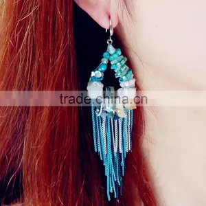 Tassel Female Earrings Long Earring Wholesale thumbnail-6