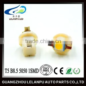 Factory Price Hot Sale Auto Interior Led Indicating Lampled 12v T5 B8.5 5050 1smd Car Led Light thumbnail-1