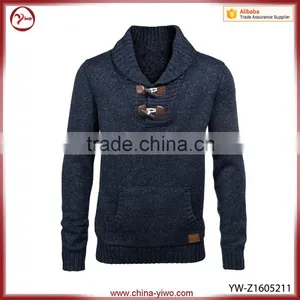 Custom Winter Casual Plain Knitwear Fashion Man Sweater thumbnail-1