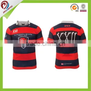 Custom National Hot Sales Rugby Jersey Fabric, Spain Rugby Jersey thumbnail-1