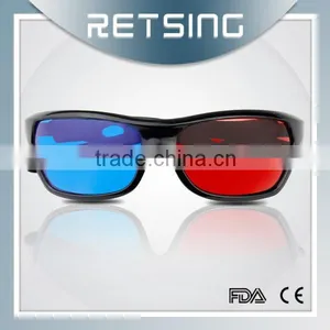 Plastic Adult Anaglyph 3D Glasses, Adult 3D Glasses, 3D Game Glasses thumbnail-4