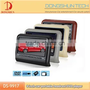 2016 HOT SELLER 9 Inch Car Headrest Dvd Player With Wireless Game thumbnail-1