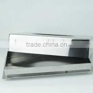 Bar Collection High-end Stainless Steel Table Tissue Box Holder thumbnail-4