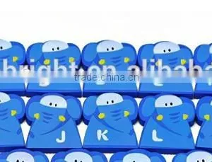 2014 Top 100 Christmas Gift 150 Pcs Elephant Tree Animal Shape Red Yellow Blue Green Burlywood 5 Colours Domino Game thumbnail-6