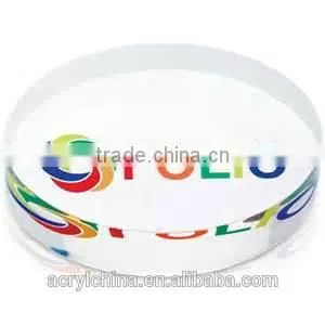 Round Acrylic Tablet Display Stand , 2016 New Style Desktop Acrylic pc Display Stand thumbnail-1