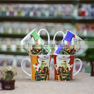 Cheap 12oz Walmart Porcelain Coffee Mugs for Christams thumbnail-2
