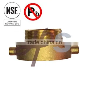 NSF-61 Approved Hot Forging Lead Free Brass Fire Adapter thumbnail-1