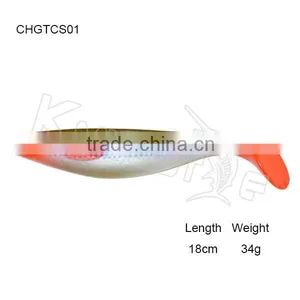 CHGTCS01factory Wholesa Price Popular Design 2016 Soft Shad Fishing Lure thumbnail-1
