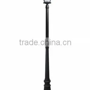Outdoor Black Solar LED Post Lamp thumbnail-1