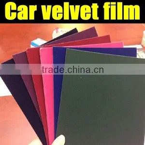 Hot Sale Variety of Color Car Velvet Vinyl Film thumbnail-1