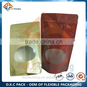 Snack Food Stand Up Pouches With Window For Food Packaging thumbnail-2