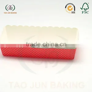 14*4.9*3.8cm PET Coated Rectangle Disposable Cake Container Baking Cups thumbnail-4