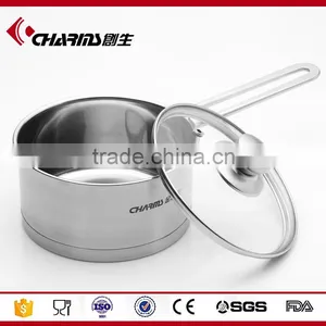 Small Single Handle Durable 304 Stainless Steel Milk Pot thumbnail-3