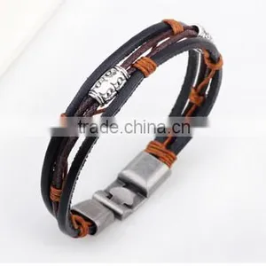 Top Selling Factory Wholesale Men's Braided Handmade Bracelet/ thumbnail-4